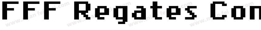 FFF Regates Condense字体转换